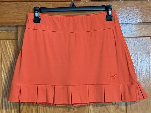 Tzu Tzu Sport Pants - Tzu Tzu Sport ChaCha Tangerine Skort, Women's Size Small